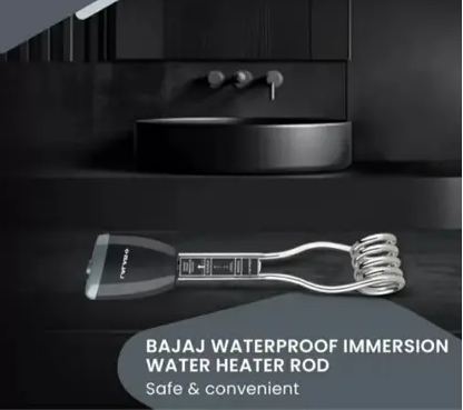 BAJAJ WATER Proof 1000 Watt Immersion Heater Rod (Shock Proof)