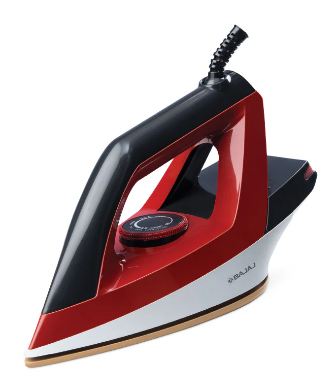 Bajaj Splendora 1100 Watts Dry Iron (Red, Black)
