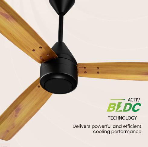 Crompton Energion Groove Remote Anti Dust BLDC 1200 MM 3 Blade Ceiling Fan