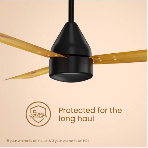 Crompton Energion Groove Regmote Anti Dust BLDC 1200 MM 3 Blade Ceiling Fan