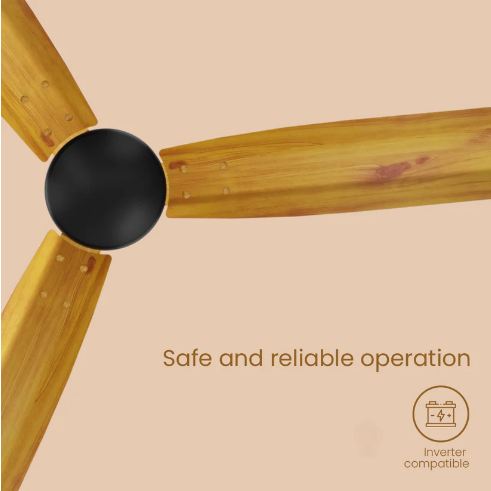 Crompton Energion Groove Regmote Anti Dust BLDC 1200 MM 3 Blade Ceiling Fan